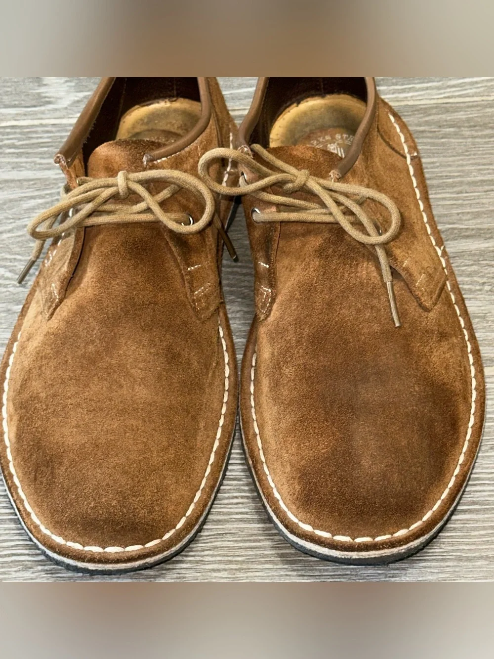 Clarks Originals Jink Cola Suede Oxford Men’s 11M Crepe Sole Casual Minimalist